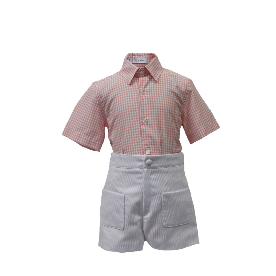 Conj Camisa y Pantalón corto Eden (4 a 8 años)