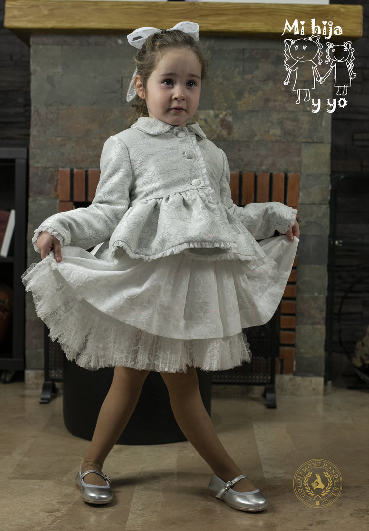 Chaqueta vestir reversible niña (4-5 años) - Mi Hija y